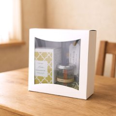 巡るべに花茶とゆらぎ女性の為のギフトBOXセットの画像