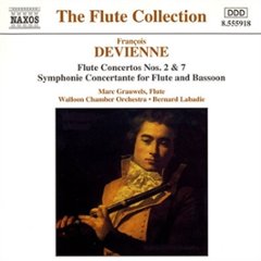 [CD] DEVIENNE：Flute Concertos Nos.2&7 / Marc Grauwelsの画像