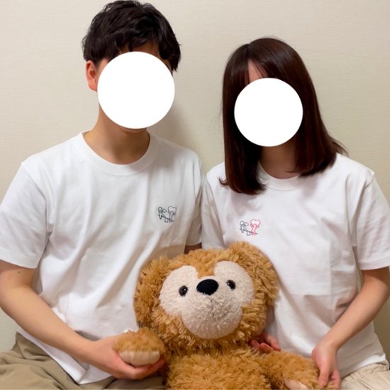 愛の重さを感じたい２人のためのTシャツ画像