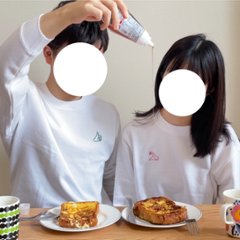 愛の形はそれぞれな２人のためのスウェット画像