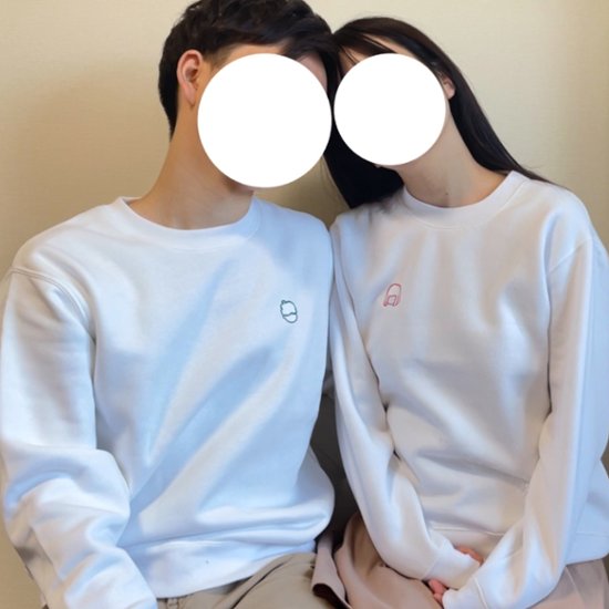 結婚生活を夢見る２人のためのスウェット画像