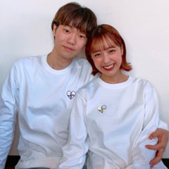 離れたりくっついたりな２人のためのロンT画像