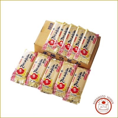 椿うどん　300ｇ×20袋｜大評判・五島うどん本舗のまとめ買い｜ボリュームたっぷりで業務用・大人数の食卓用にの画像
