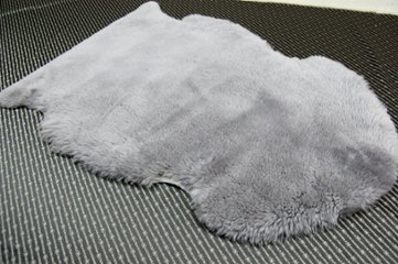刈毛ムートン　1枚物ラグ（78cm）の画像