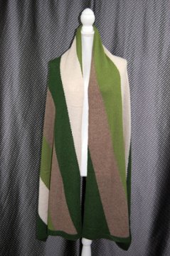 カシミヤニット　大判ストール画像