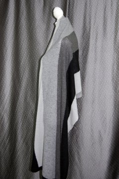カシミヤニット　大判ストール画像