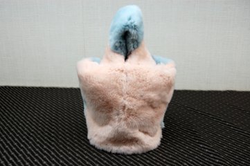 レッキスバイカラー　丸底ミニトートバッグ画像