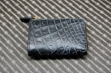 マットクロコダイル　L字ファスナー小銭入れの画像