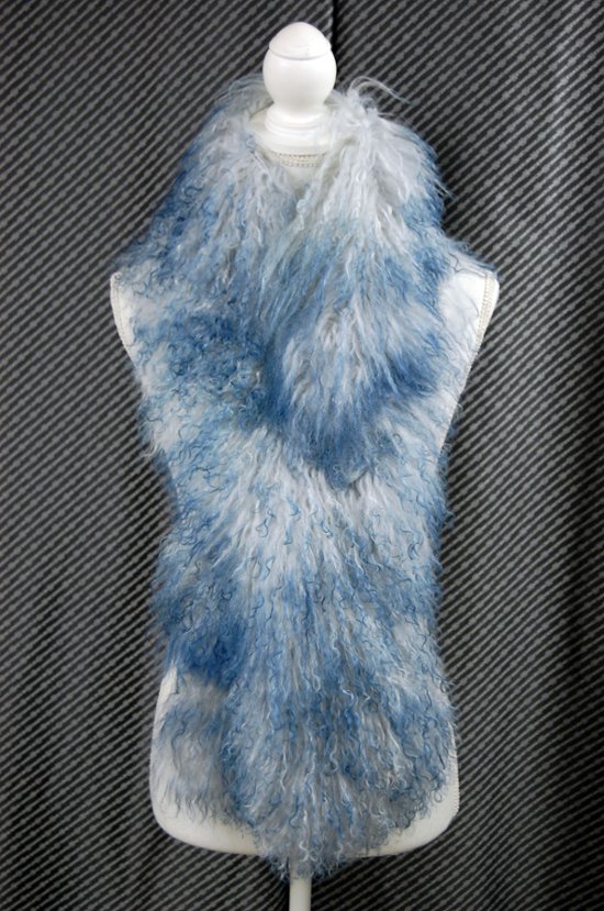 チベットラム　ロングマフラー画像