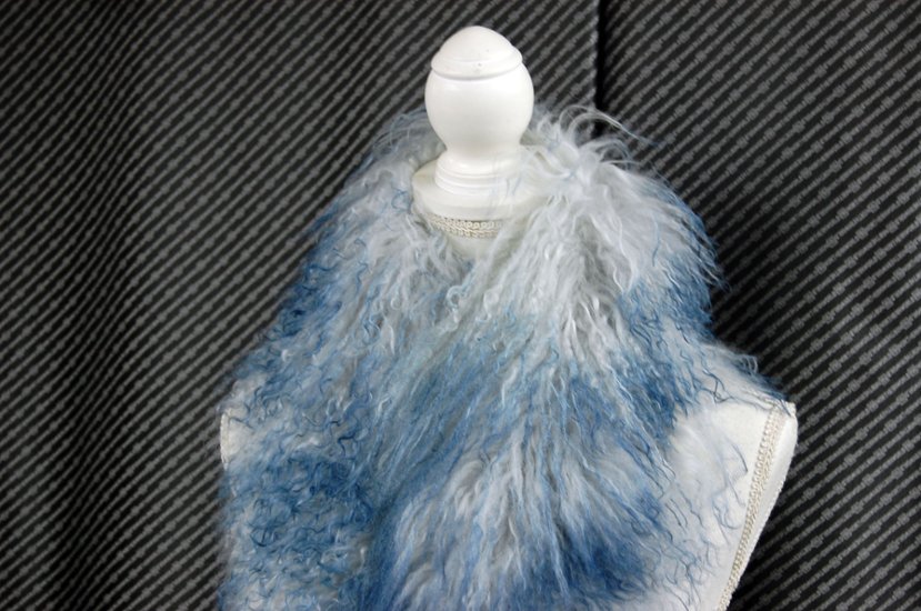 チベットラム　ロングマフラー画像