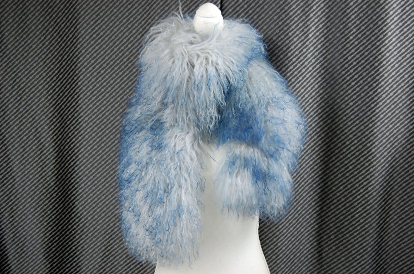 チベットラム　ロングマフラー画像