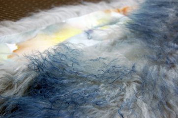 チベットラム　ロングマフラー画像