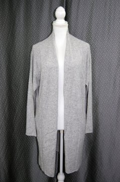 カシミヤニット　ロングカーディガン画像