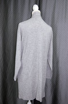 カシミヤニット　ロングカーディガン画像