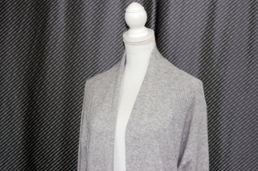 カシミヤニット　ロングカーディガン画像