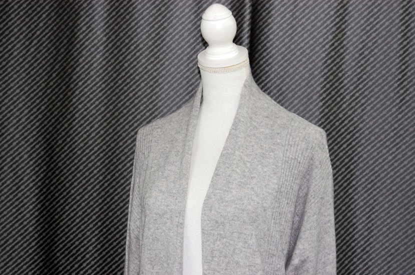 カシミヤニット　ロングカーディガン画像