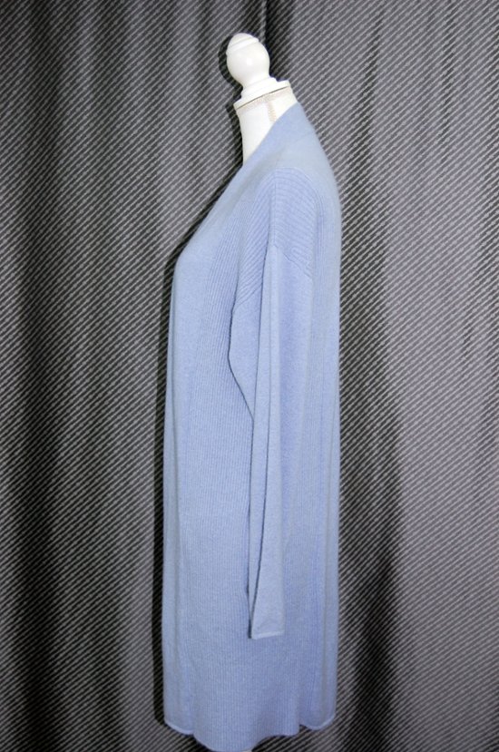カシミヤニット　ロングカーディガン画像