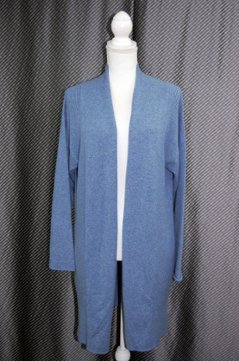 カシミヤニット　ロングカーディガン画像
