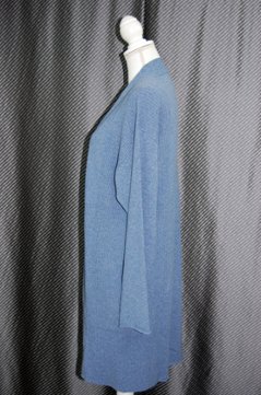 カシミヤニット　ロングカーディガン画像