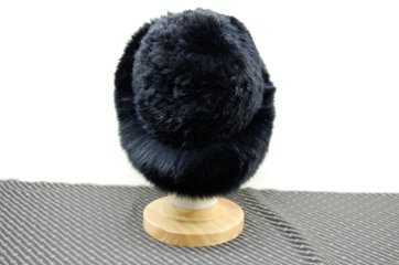 ミンク　ヤーンハット　Foxトリム画像