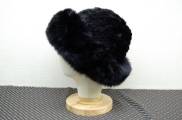ミンク　ヤーンハット　Foxトリム画像