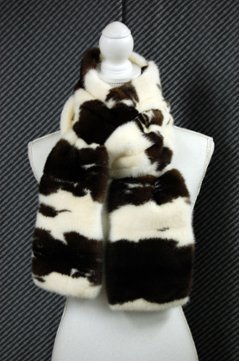 ジャガーミンク　ロングマフラー画像
