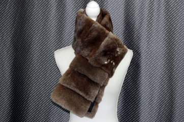 スターダストミンク　ロングマフラーの画像