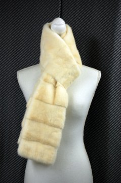 パールミンク　ロングマフラー画像