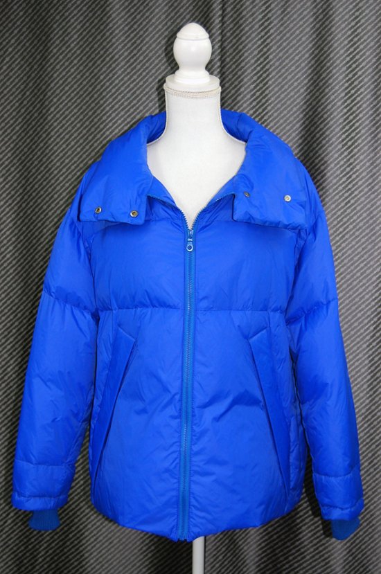 レッキスファー使い　フーディーダウンジャケット画像