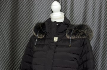 JEAN-LOUIS SCHERRER　フーディーダウンジャケット　Foxトリム画像