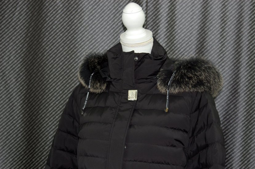 JEAN-LOUIS SCHERRER　フーディーダウンジャケット　Foxトリム画像