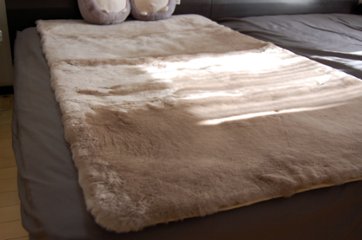 極厚ムートン　シーツ（シングル/100×200cm）画像