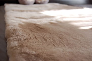 極厚ムートン　シーツ（シングル/100×200cm）画像