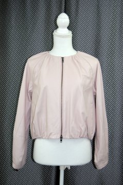 ラムレザー　ワイドスリーブジャケットの画像