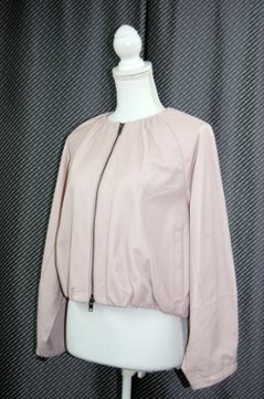 ラムレザー　ワイドスリーブジャケット画像