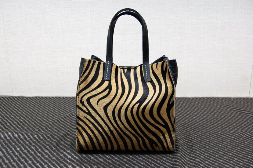 ハラコ＆イタリアンカーフ　3wayハンドバッグ画像