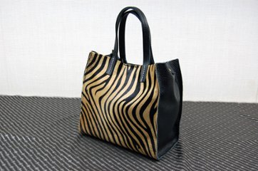 ハラコ＆イタリアンカーフ　3wayハンドバッグ画像