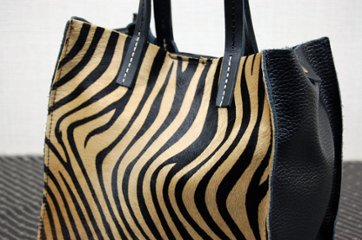 ハラコ＆イタリアンカーフ　3wayハンドバッグ画像