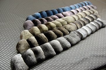 チンチラ　ダブルフェイスロングマフラー画像