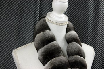 チンチラ　ダブルフェイスロングマフラー画像