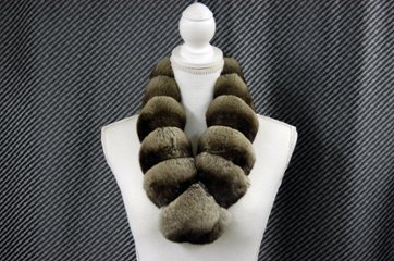 チンチラ　ダブルフェイスロングマフラー画像