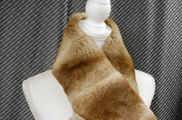 シナモンチンチラ　ロングマフラー画像