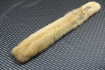 ロシアンセーブル　ダブルフェイスミニマフラー画像