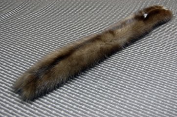 ロシアンセーブル　ダブルフェイスミニマフラー画像