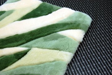 刈毛ムートン　座布団クッション画像