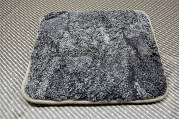 ムートン　クリンプ座布団クッションの画像
