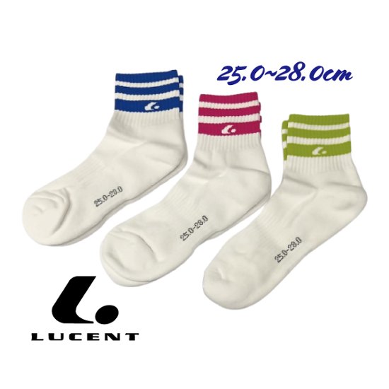 ルーセント メンズ３Ｐソックス XLN188画像