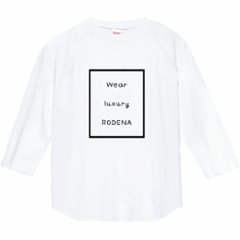 RODENA tops t-shirt white 0029の画像