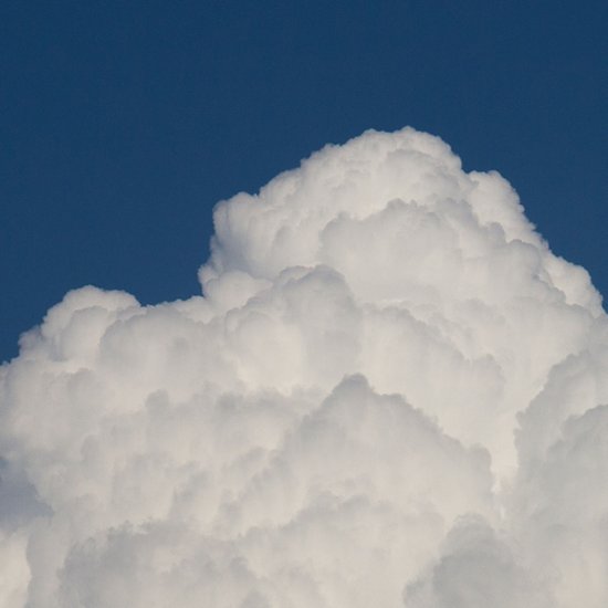 夏雲（酸素をはこぶ写真・ミニ四角額）画像