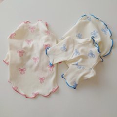 pastel ribbon rib topsの画像